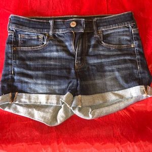Denim shorts